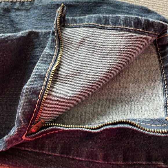 Nine West Capri Jeans Flap 6 zip ankle - Picture 6 of 6